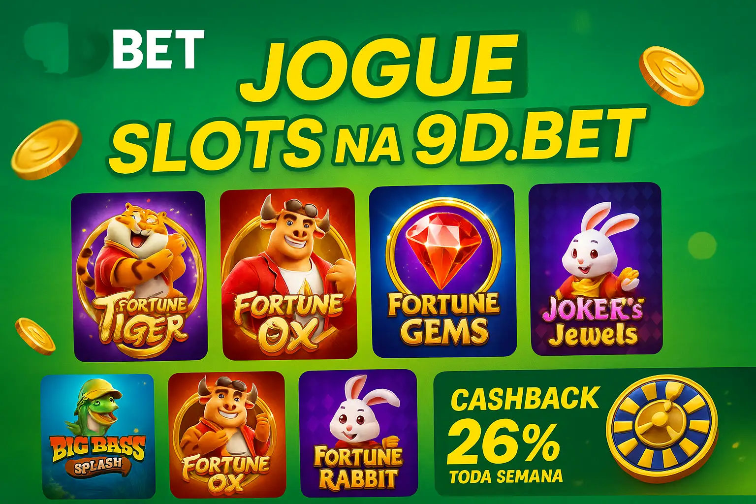 Jogos de Slot no Casino Online 9DBET