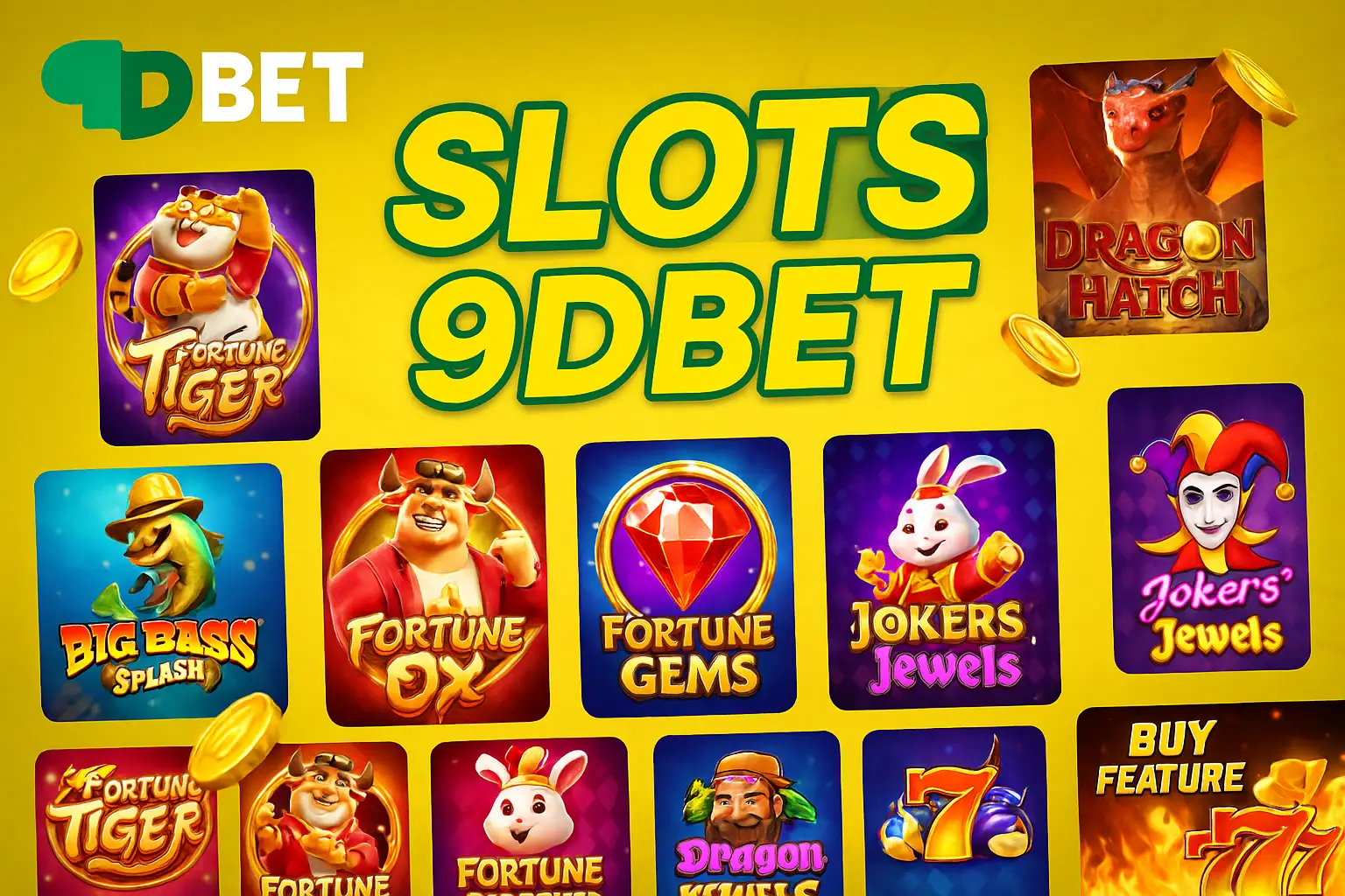 Explore o mundo das slot machines no 9DBET Casino